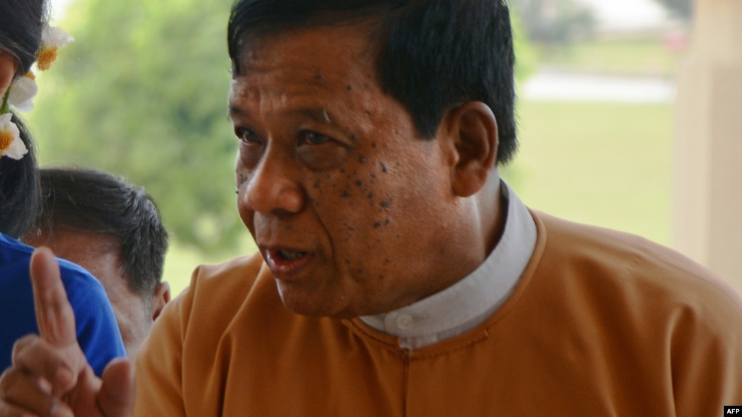 မန္တလေးတိုင်းဒေသကြီး ဝန်ကြီးချုပ် ဒေါက်တာဇော်မြင့်မောင်။ (မတ် ၁၊ ၂၀၁၆)