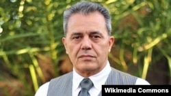 FILE - A photo of Jamshid Sharmahd, an Iranian-American broadcaster based in Los Angeles, shared on Wikimedia Commons.