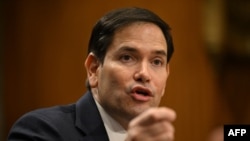 အမေရိကန် နိုင်ငံခြားရေးဝန်ကြီး Marco Rubio (Photo by ANDREW CABALLERO-REYNOLDS / AFP)
Hours
