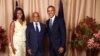 Michelle Obama, Luís Filipe Tavares e Barack Obama, em Nova Iorque, 2016