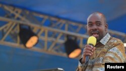 Umkhokheli webandla leCCC uMnu Nelson Chamisa.