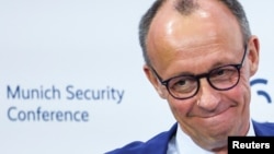 弗里德里希·梅爾茨(Friedrich Merz)參與2025年慕尼黑安全會議。