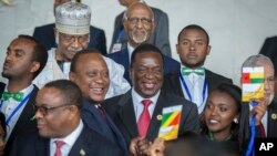 Umongameli Mnangagwa lenye inkokheli eEthiopia emhlanganweni we African Union.