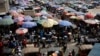 A view of the Oluwole Urban Market in the central business district, near Marina in Lagos, Nigeria, Dec. 13, 2016