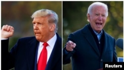 VaDonald Trump naVa Joe Biden