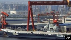 8月6日中國航空母艦在大連