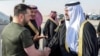 زلنسکی برای «پیشبرد طرح صلح» وارد عربستان شد
