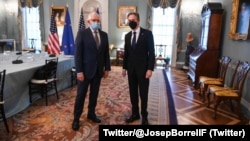 Susret Žosepa Borelja i Entonija Blinkena u Vašingtonu (Foto: Twitter/@JosepBorrellF)