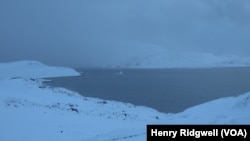 The road south of Nuuk, Greenland, ends at the tip of a frozen peninsula, known locally as "the edge of the world," Jan. 16, 2025.