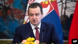 Arhiva - Ivica Dačić, tadašnji šef diplomatije Srbije, 26. februara 2020.