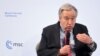 United Nations Secretary General Antonio Guterres speaks during the annual Munich Security Conference, in Munich, Germany, Feb. 18, 2022. 
