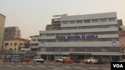 Edificio da Policia Nacional de Angola, na Baixa de Luanda, Angola