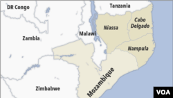 Cabo Delgado, Niassa a Nampula, Moçambique