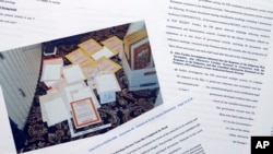Dokumenta Sekretarijata za pravosuđe, objavljena posle pretrage kuće bivšef predsednika Donalda Trampa na Floridi (Foto: AP Photo/Jon Elswick)