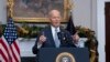 Presiden AS Joe Biden memberikan pernyataan tentang situasi di Suriah di Gedung Putih di Washington, DC, Minggu 8 Desember 2024. 