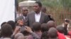 FILE - Then-Presidential candidate Hakainde Hichilema addresses supporters in Lusaka, Zambia, Jan, 21, 2015.