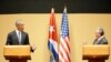 美国总统奥巴马和古巴国务委员会主席劳尔·卡斯特罗在哈瓦那（2016年3月21日）