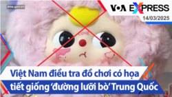 Việt Nam điều tra đồ chơi có họa tiết giống ‘đường lưỡi bò’ Trung Quốc | Truyền hình VOA 14/3/25