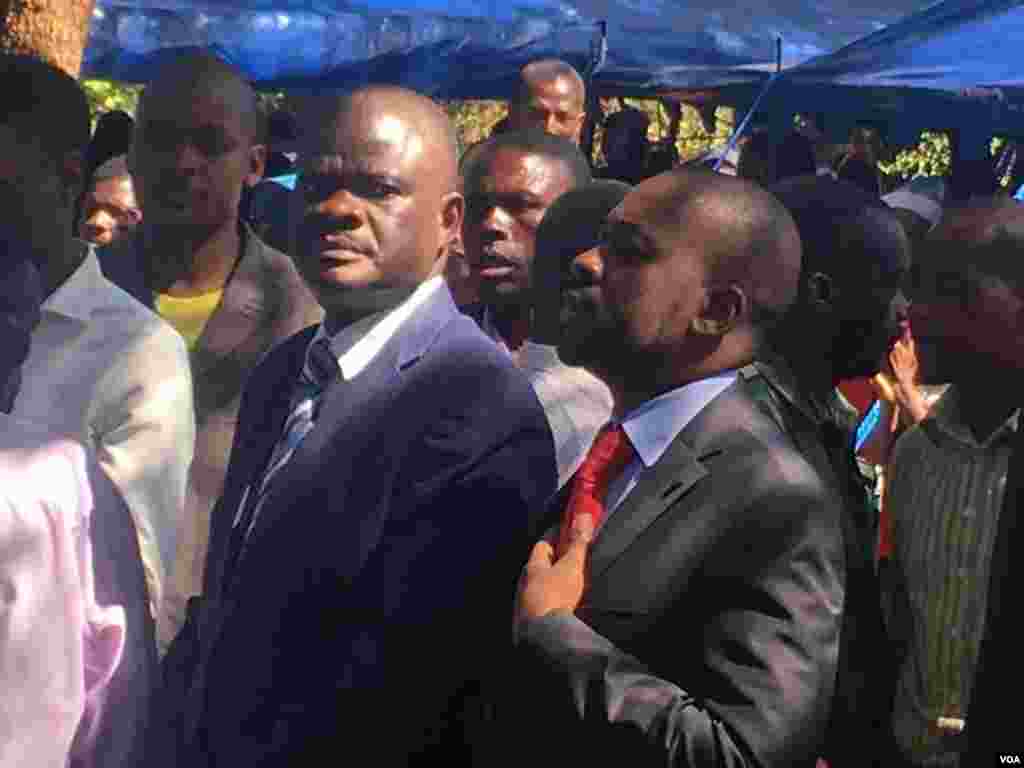 Chamisa attending Tuku funeral