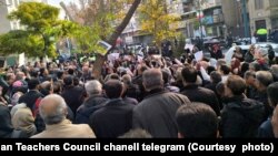 تجمع بازنشستگان فرهنگی در تهران