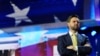 Republican vice presidential candidate Senator J.D. Vance checks out the stage before the Republican National Convention July 16, 2024, in Milwaukee