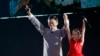 FILE - Jack Ma executive chairman of Alibaba Group gestures to the audience during the closing ceremony for the 18th Asian Games in Jakarta, Indonesia, Sept. 2, 2018. 