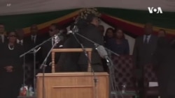 Former First Lady Grace Mugabe At State Funeral for Late Zimbabwe President
