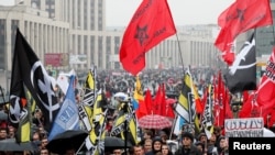 Učesnici protesta u Moskvi traže puštanje na slobodu uhapšenih demonstranata, 29. septembra 2019.