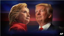 Donald Trump and Hillary Clinton,