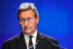 FILE - International Institute for Strategic Studies (IISS) Director-General and Chief Executive Dr. John Chipman.