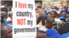 Protesters of President Jacob Zuma gather across Johannesburg, the economic capital of South Africa, April 7, 2017. (Photo courtesy of Zaheer Cassim)