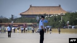 Tiananmen နှစ်ပတ်လည်နေ့တွက် ဘေဂျင်းမြို့တော်မှာ လုံခြုံရေးတင်းကျပ်နေပုံ (ဇွန်၊ ၀၃၊ ၂၀၁၉)