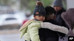 Migrants seeking asylum in the United States board a taxi after immigration officials turned them away from their scheduled meetings in Matamoros, Mexico, shortly after President Donald Trump canceled the CBP One application, Jan. 20, 2025.