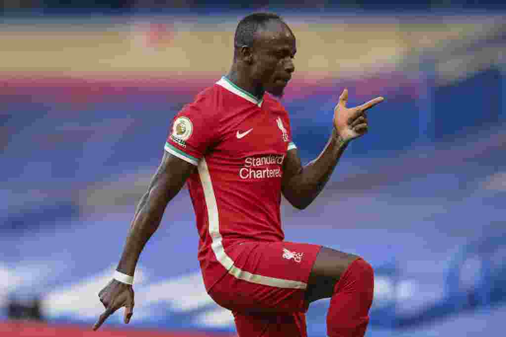 Sadio Mane, Liverpool - Forward The Senegalese footballer tested positive for the coronavirus in early October for the English Premier League champions. Mane recently returned to training after a period of self-isolation. Photo: Liverpool's Sadio Mane celebrates after scoring during the English Premier League football match between Chelsea and Liverpool at Stamford Bridge Stadium. (Michael Regan/Pool via AP, File)