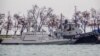 Ukrainian naval ships, which were recently seized by Russia's FSB security service, are seen anchored in a port in Kerch, Crimea November 28, 2018. REUTERS