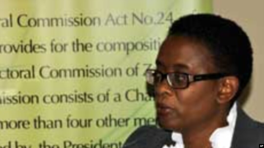 FILE - Director of Elections at the Zambia Electoral Commission, Priscilla Isaac