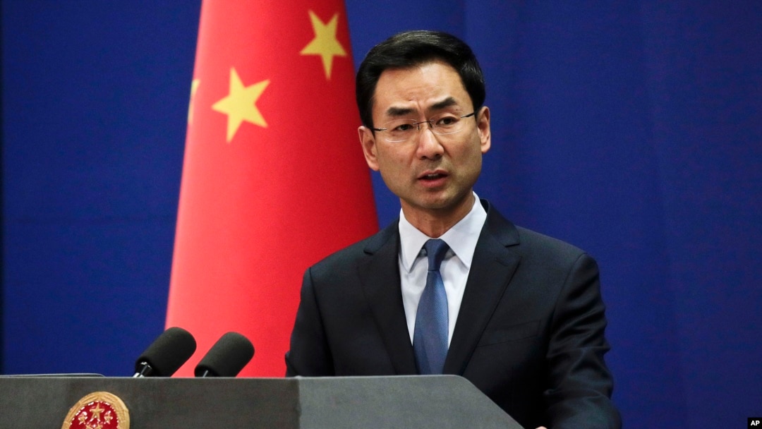 တရုတ်နိုင်ငံခြားရေးဝန်ကြီးဌာန ပြောခွင့်ရ Geng Shuang 