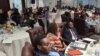 Health professionals attending a meeting in Harare