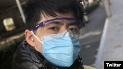 被失踪的中國公民記者陳秋實。