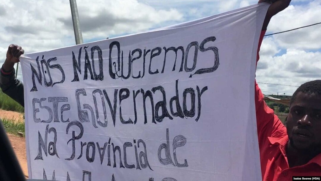 Manifestantes contra governador de Malanje, Angola