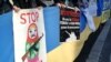 ITALY – A demonstration in Rome, Italy condemning Moscow's aggression against Ukraine in the Kerch Strait. Protesters demanded new sanctions be introduced against Russia. November 28, 2018