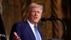 FILE PHOTO: U.S. President Donald Trump addresses the media at Mar-a-Lago