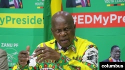 VaPatrick Chinamasa. (Photo: Columbus Mavhunga/VOA)